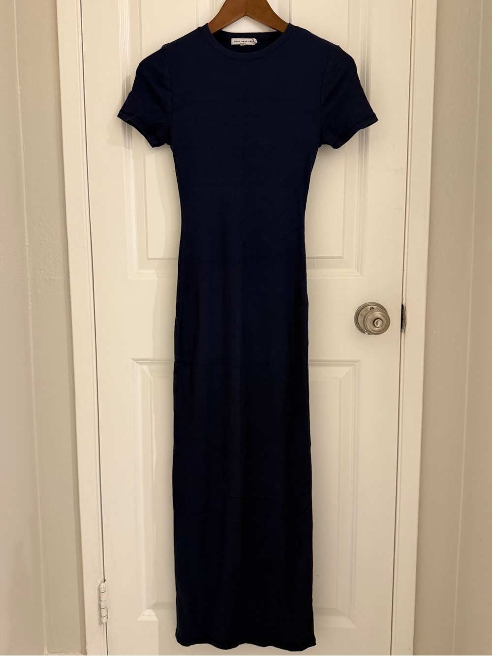 GOOD AMERICAN Rib Maxi Dress